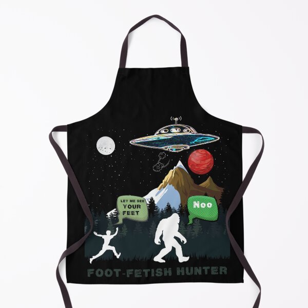 Item preview, Funny UFO and BIGFOOT foot fetish hunter designed and sold by ByLorin.