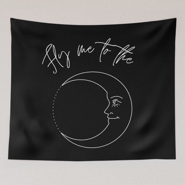 Item preview, Fly Me To The Moon And Black designed and sold by moonstera.
