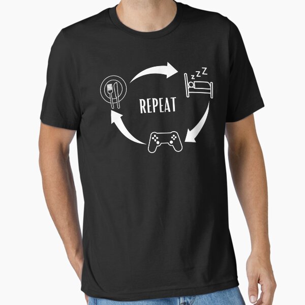Item preview, Eat Sleep Game Repeat designed and sold by Imaginative Expressions⭐️ ⭐️ ⭐️ ⭐️ ⭐️.