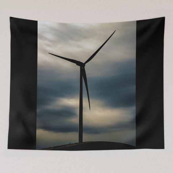 Item preview, Wind Turbine in Stormy Weather designed and sold by Buckwhite.