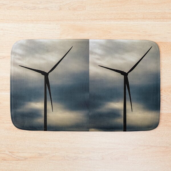 Item preview, Wind Turbine in Stormy Weather designed and sold by Buckwhite.