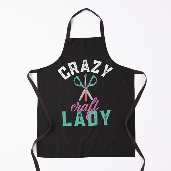Item preview, CRAZY CRAFT LADY CRAFT LOVER TSHIRT AND MERCH designed and sold by JaylaStarr.