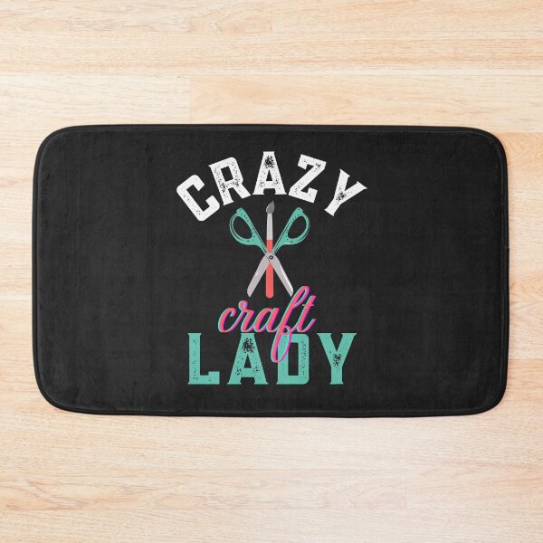 Item preview, CRAZY CRAFT LADY CRAFT LOVER TSHIRT AND MERCH designed and sold by JaylaStarr.