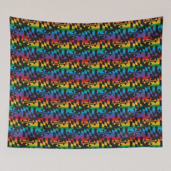Item preview, Maryland State Flag Banner Baltimore Hon Repeating Pattern  designed and sold by Draculaura2009.