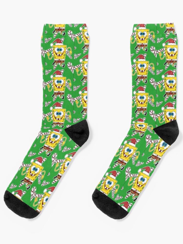 SpongeBob SquarePants Imagination Bob Light Weight Cotton Crew Socks