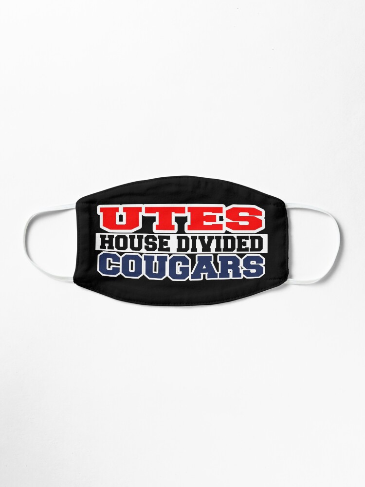 Alternate view of Utes House Divided Cougars Mask