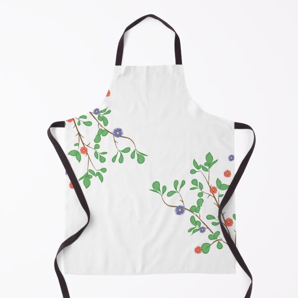 Item preview, Delicate Minimalistic Branches with Leaves and Flowers | White Background designed and sold by Lizzamour.