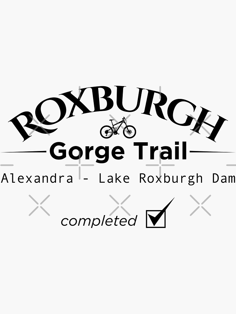 Thumbnail 3 of 3, Sticker, Roxburgh Trail New Zealand designed and sold by Kiwidom.