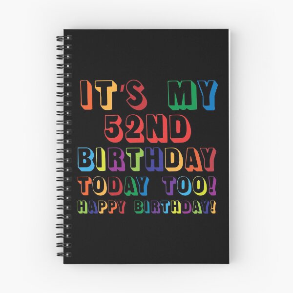 Item preview, It’s My 52ND Birthday Happy Birthday! designed and sold by yeknow.