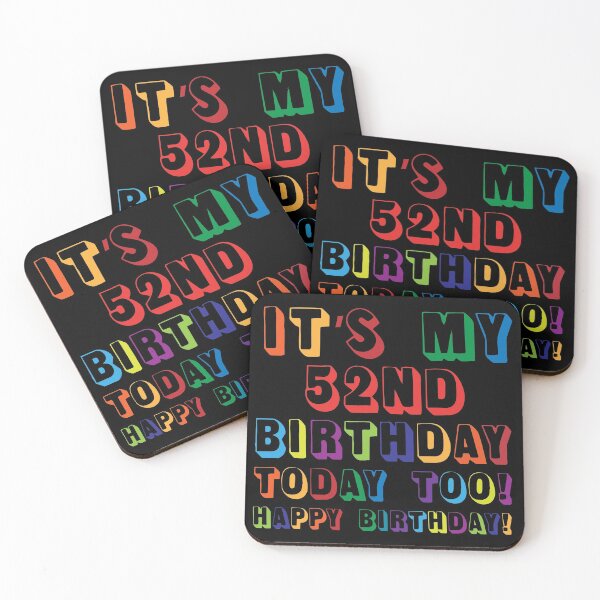 Item preview, It’s My 52ND Birthday Happy Birthday! designed and sold by yeknow.