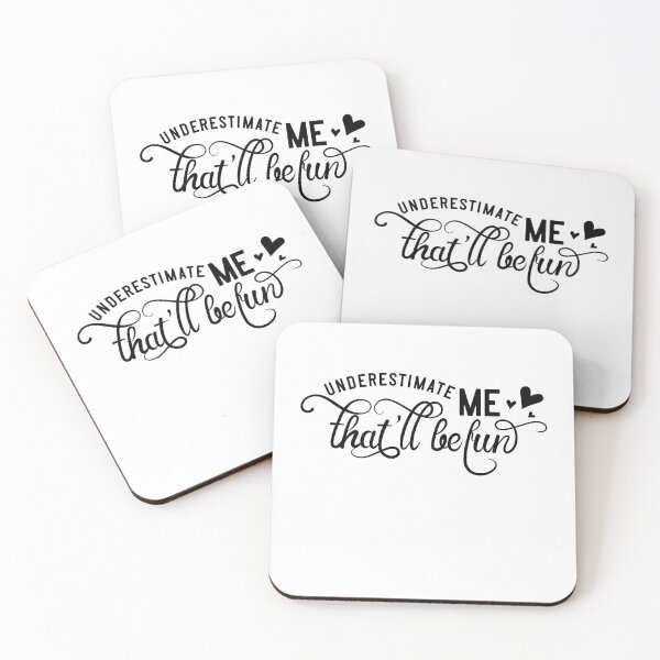 Item preview, Underestimate Me That'll Be Fun Women V designed and sold by taby2you.