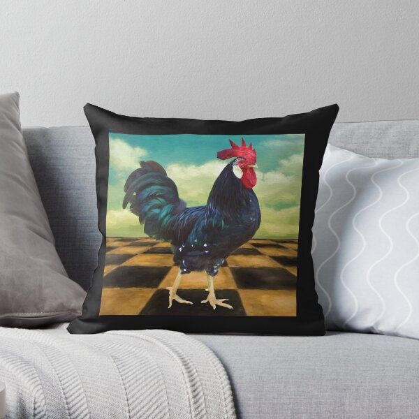"Happy" Throw Pillow