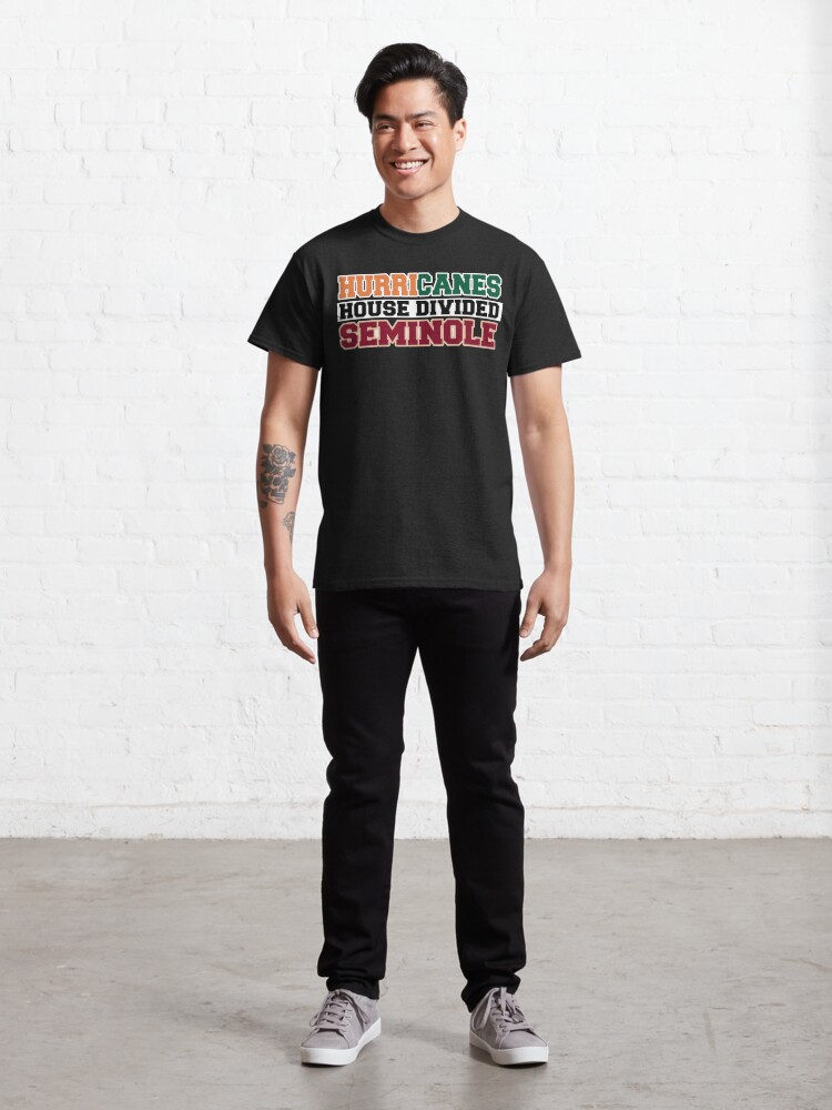 Alternate view of Hurricanes House Divided Seminole Classic T-Shirt