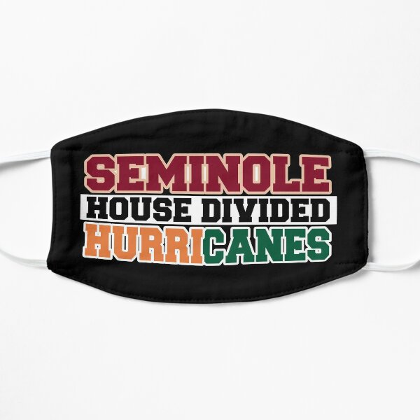 Seminole House Divided Hurricanes  Flat Mask