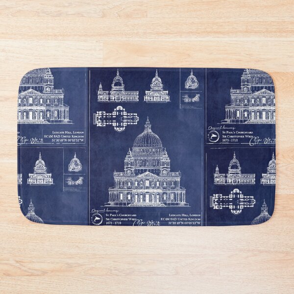 Item preview, St Paul's Cathedral Architecture Blueprint [A] designed and sold by T44BluePrints.