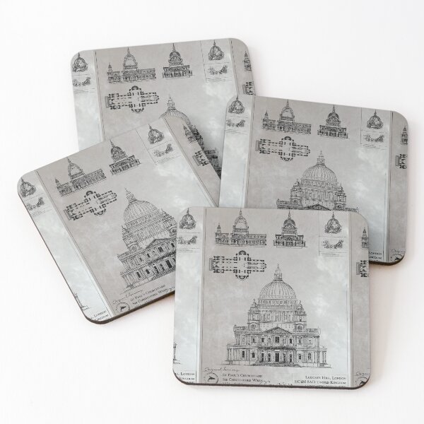 Item preview, St Paul's Cathedral Architecture Plans [A] designed and sold by T44BluePrints.