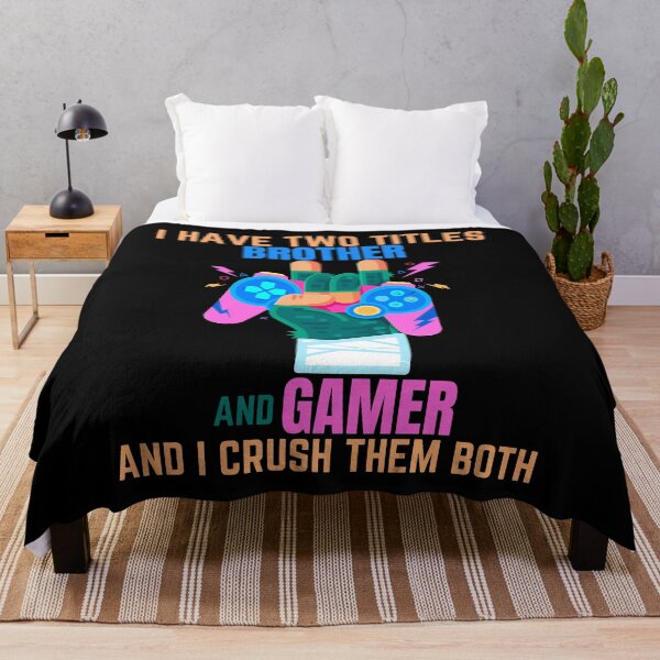 Item preview, I Have Two Titles Brother And Gamer, gamer designed and sold by crazy merchs.