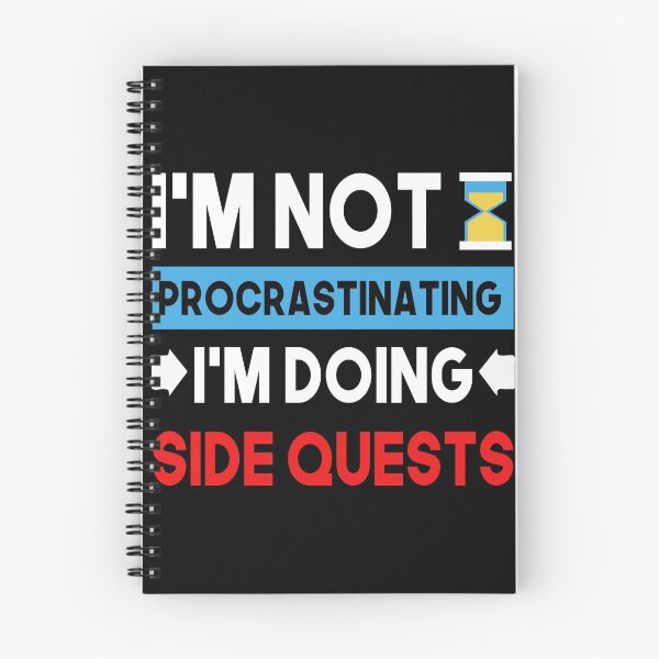 Item preview, I'm not procrastinating... I'm doing side quests designed and sold by youssefattigui.