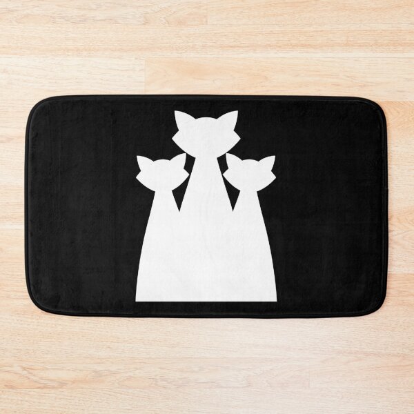 Item preview, Stylish silhouette of three cats designed and sold by CrazyHowCool.