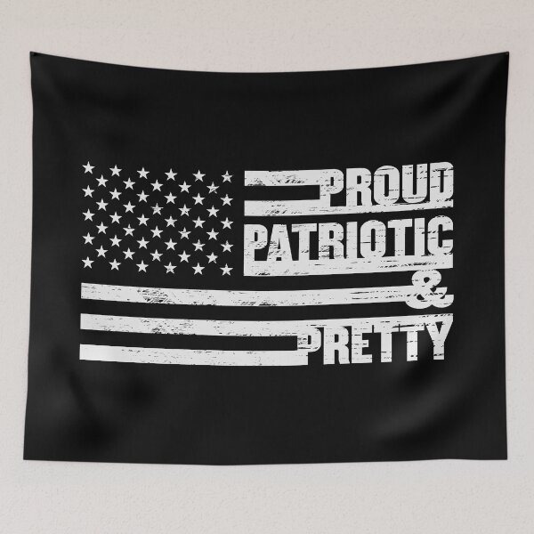 Item preview, Proud Patriotic & Pretty American Flag designed and sold by Art by s2ray.
