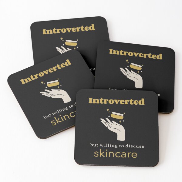 Item preview, Introverted But Willing To Discuss Skincare designed and sold by PrintBrint.