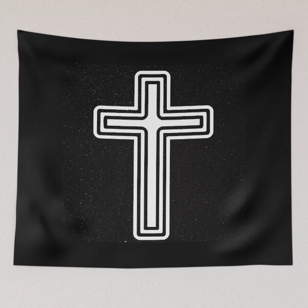 Item preview, Jesus Christ Cross in Space designed and sold by NileCoyote.