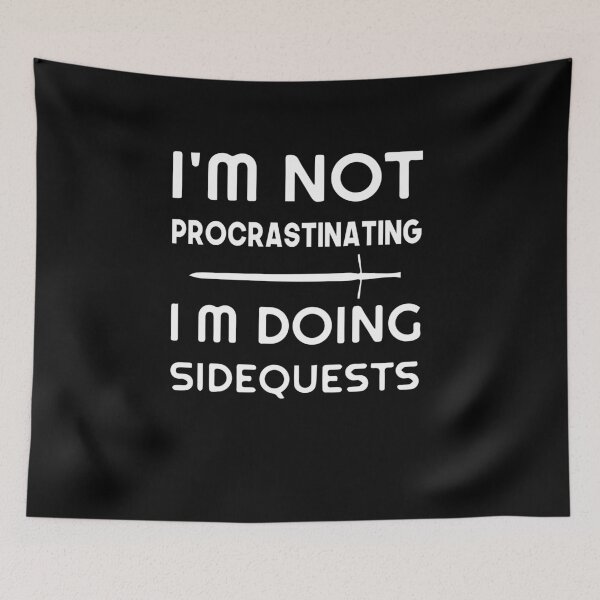 Item preview, I'm not procrastinating... I'm doing side quests designed and sold by youssefattigui.