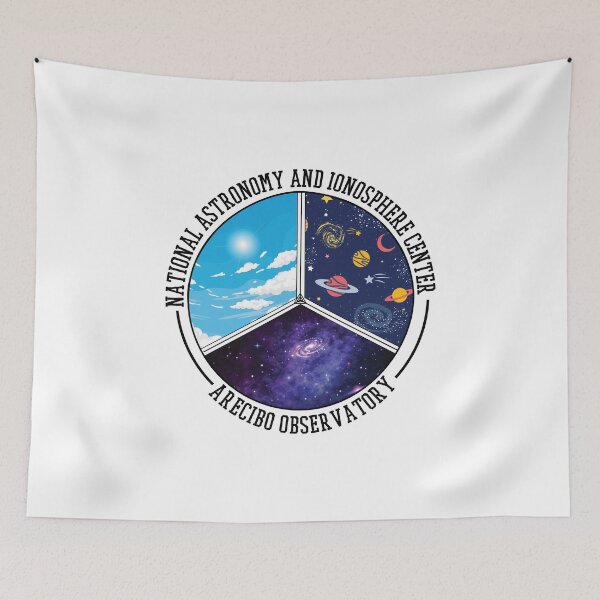 Item preview, Arecibo Observatory logo - National Astronomy and Ionosphere Center  designed and sold by TrueFit Essentials.