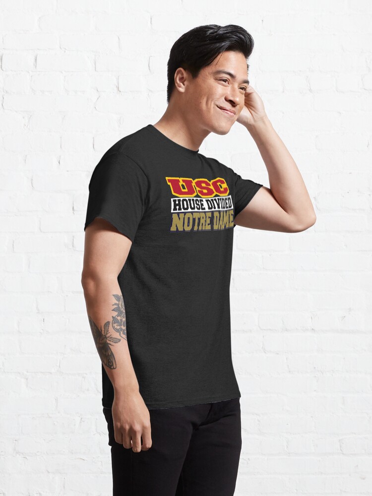 Alternate view of USC House Divided Notre Dame Classic T-Shirt