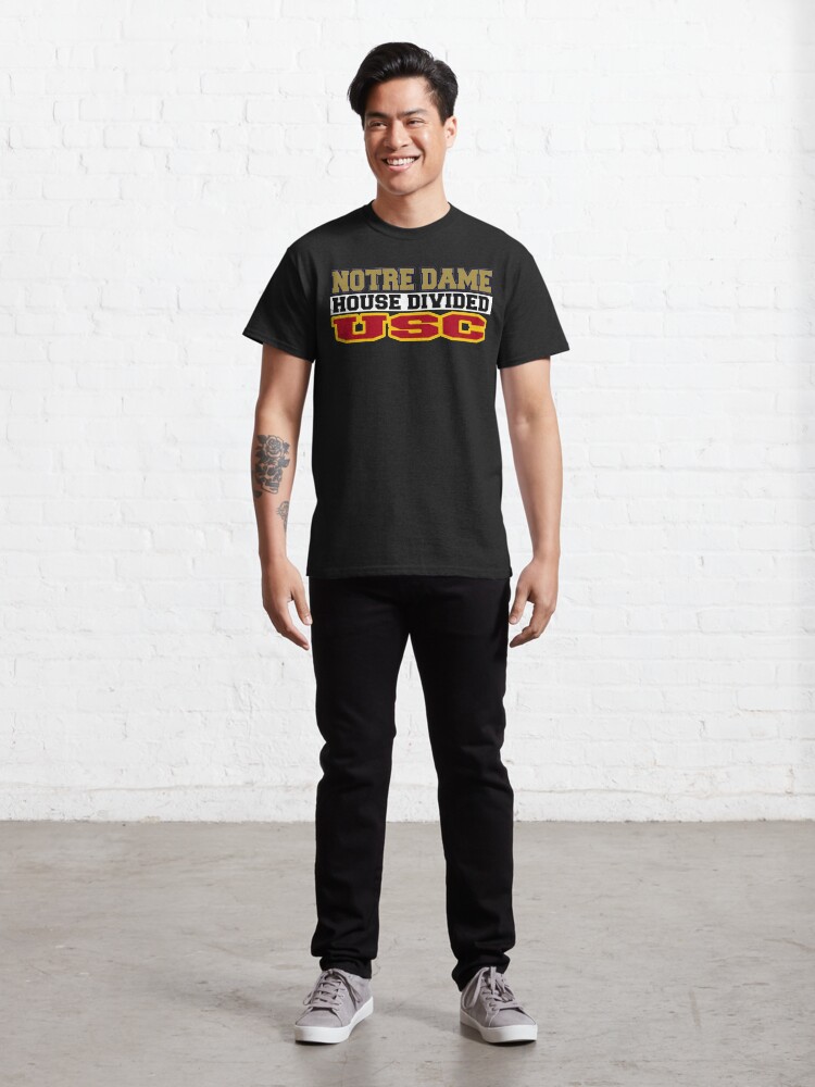 Alternate view of Notre Dame House Divided USC Classic T-Shirt