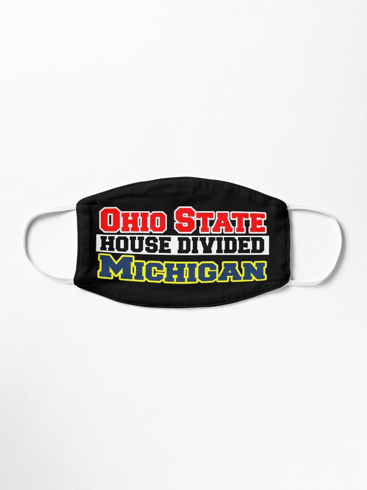 Alternate view of Ohio State House Divided Michigan Mask