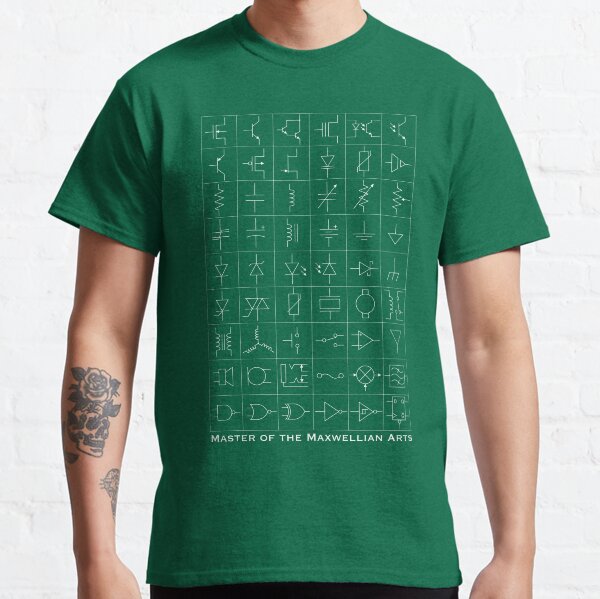 Master of the Maxwellian Arts White on Green Classic T-Shirt