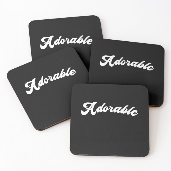 Item preview, Adorable (white text) designed and sold by PhantasyAandD.