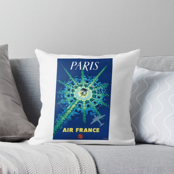 Item preview, 1947 AIR FRANCE Paris Arc de Triomphe Travel Poster designed and sold by retrographics.