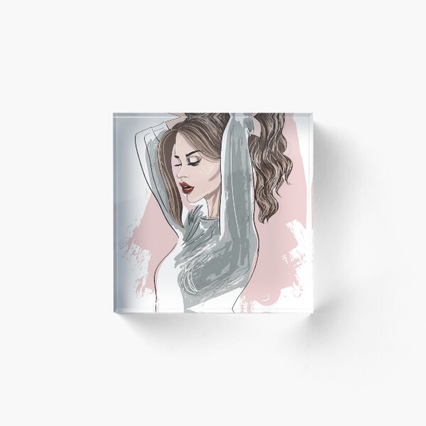 T Shirt Fashion Acrylic Block