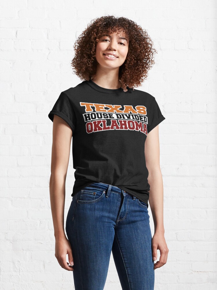 Alternate view of Texas House Divided Oklahoma Classic T-Shirt