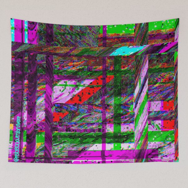 Item preview, Abstract Glitch  designed and sold by rebeccambruyere.