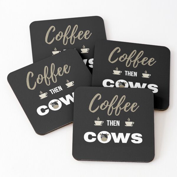 Item preview, coffee then cows designed and sold by inspiredtees24.