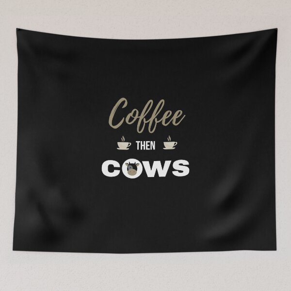 Item preview, coffee then cows designed and sold by inspiredtees24.