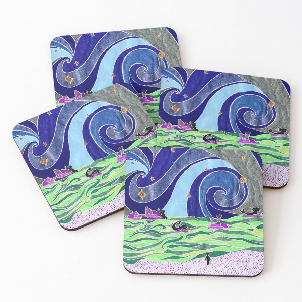 Item preview, Mermaid Bay Under a Starry Sky designed and sold by Betsy Phillips.