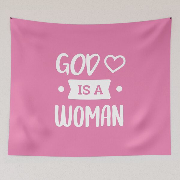 Item preview, God Is a Woman (Pink) designed and sold by FilipeFerreira.