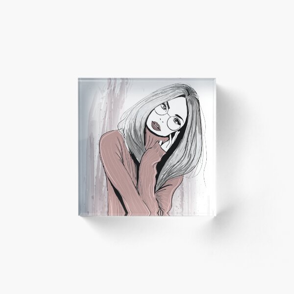 T Shirt Fashion Acrylic Block