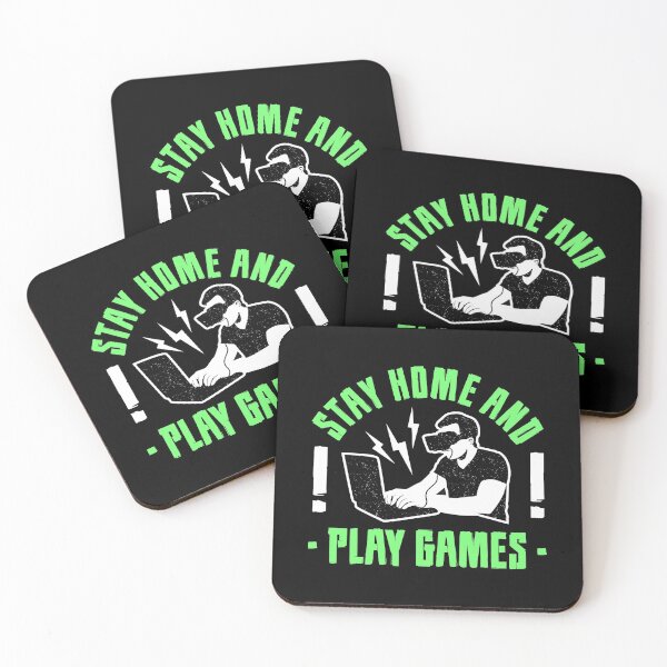 Item preview, Stay Home and Play Games designed and sold by Color Me F*@k!ng Happy.