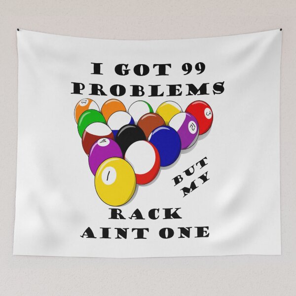 Item preview, 99 Problems Billiards Pool Player Pun designed and sold by dallastxart.