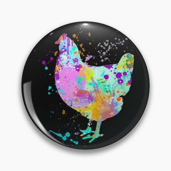 Item preview, Chicken Watercolor Splash Art designed and sold by chetme.