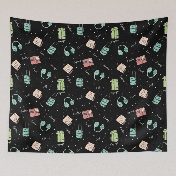 Item preview, Travel pattern- Black designed and sold by Vinaerick.