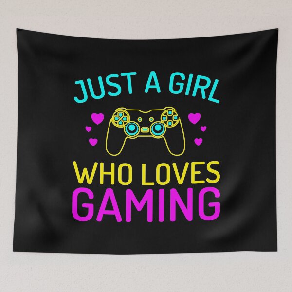 Item preview, Just a Girl Who Loves Gaming designed and sold by B3N-arts.