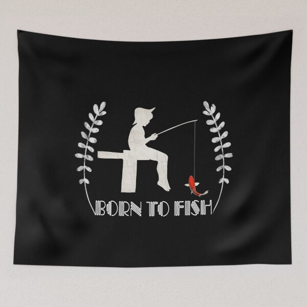 Item preview, Born to fish designed and sold by LamisArts ID (71).
