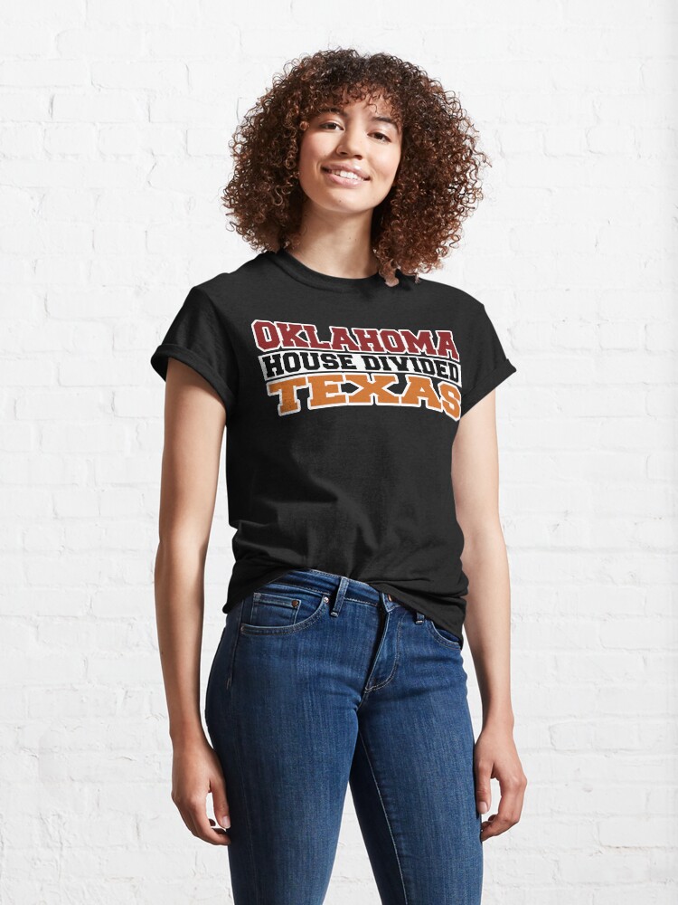Alternate view of Oklahoma House Divided Texas Classic T-Shirt