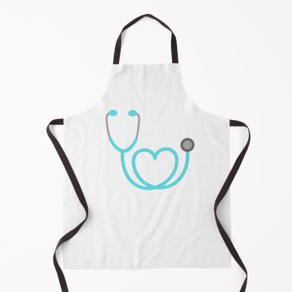 Item preview, Light Blue Stethoscope Heart Shape designed and sold by ProudNurse.